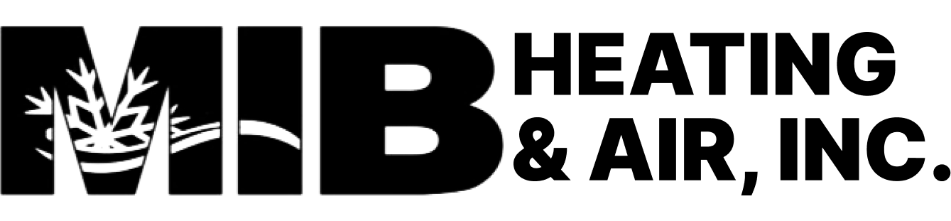 MIB Heating Air Inc. Logo Black Text